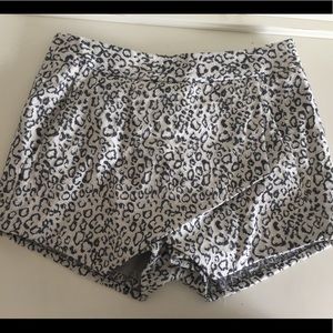 Express cheetah print shorts